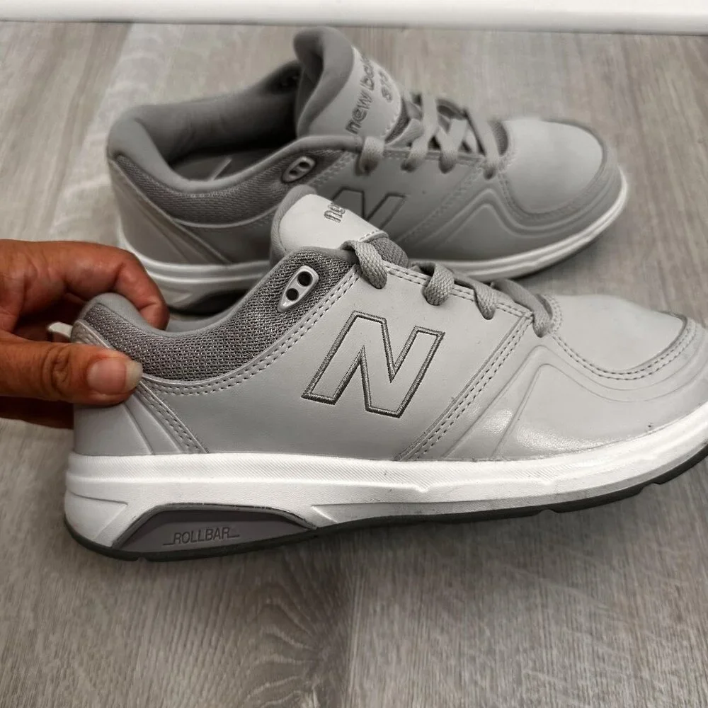 New Balance Walking Shoes Womens 7.5 Gray Rollbar Comfort Stability Low Top 813‎